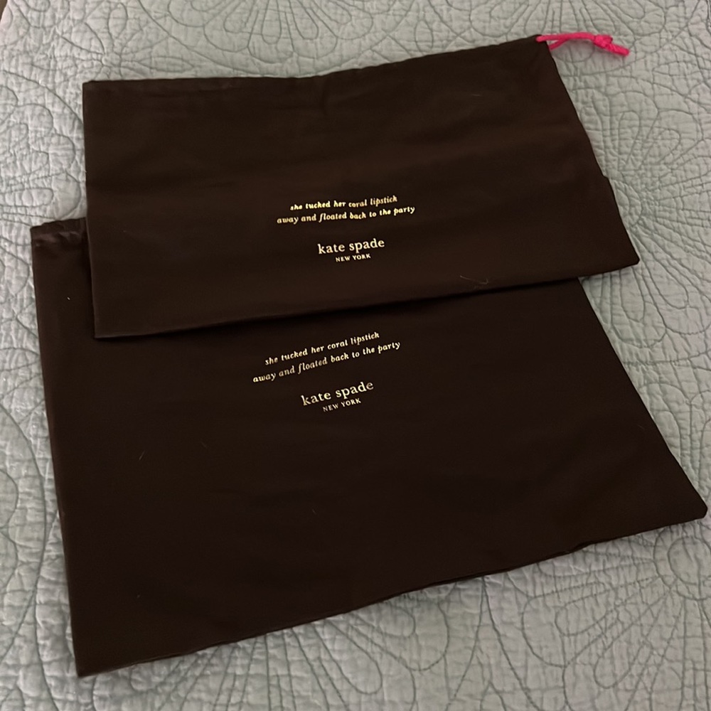 Set of 2 - Kate Spade Dust Bag - NWOT